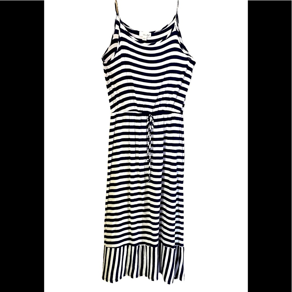 The Outfit, navy blue & white sundress size L
